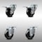 Service Caster 3.5 Inch SS Hard Rubber Wheel Swivel Top Plate Caster Total Lock Brake SCC, 2PK SCC-SSTTL20S3514-HRS-2-S-2 - alternate 5
